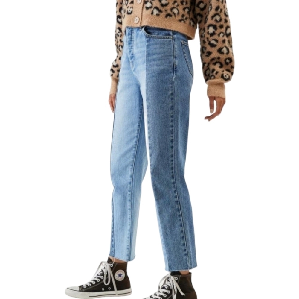 PacSun Kanta High Rise Straight 2 Panel Denim Button Fly Jeans - Size 24